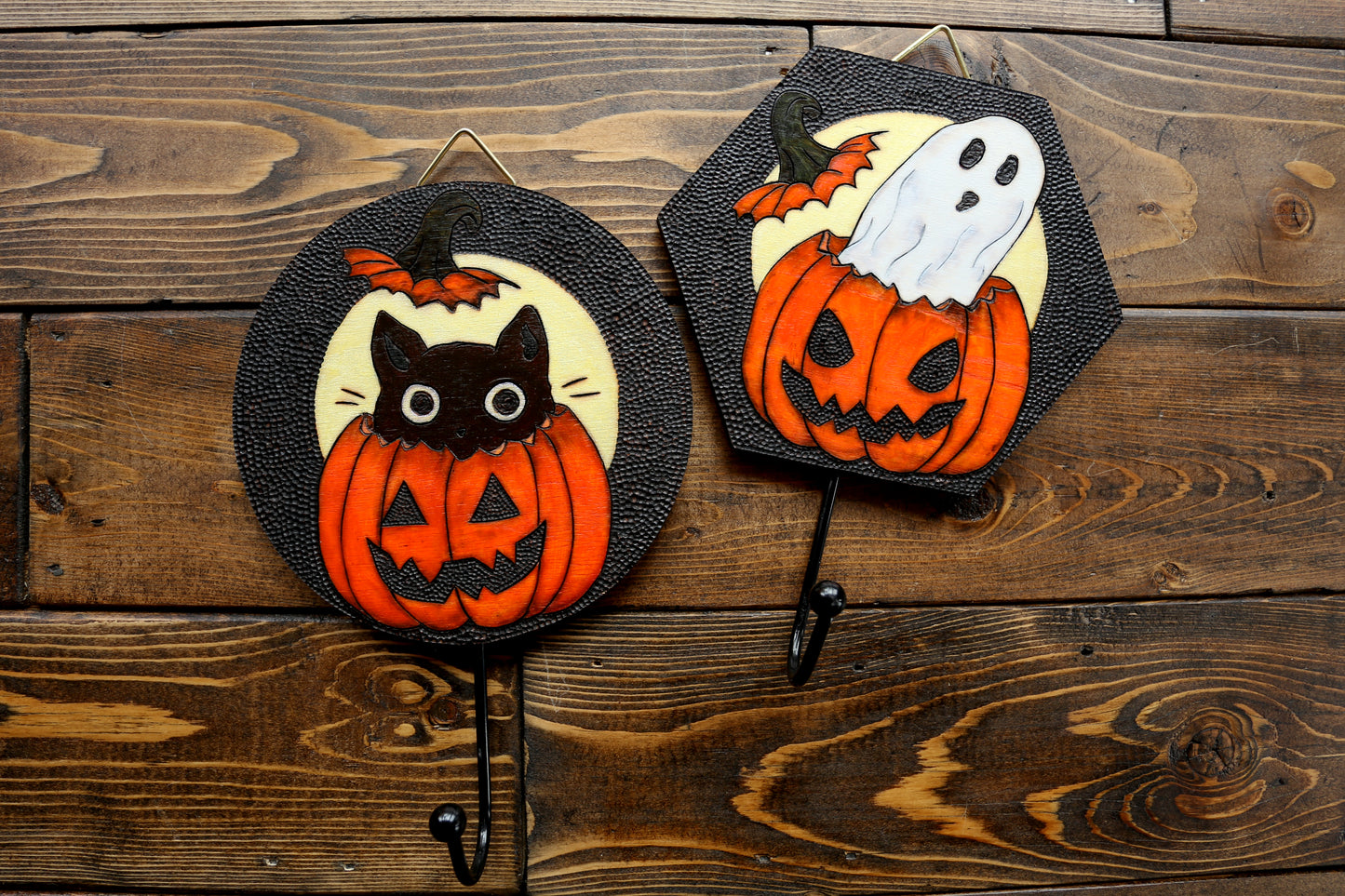 Inhabited Jack-o'-lanterns - Hook / Hanger