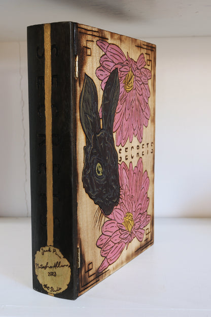 Secrets - Wooden Book Box