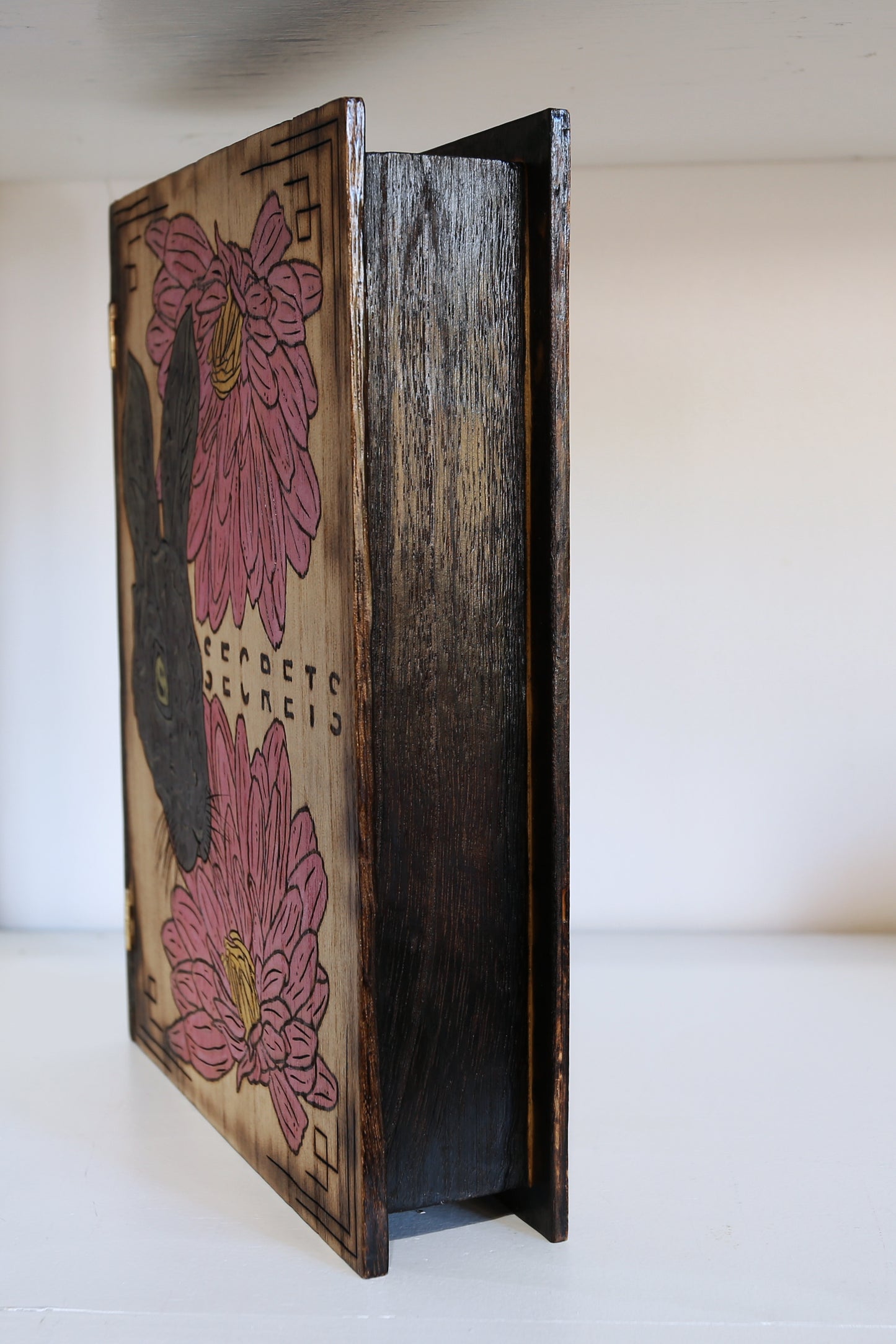 Secrets - Wooden Book Box