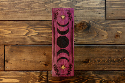 Witches Spellbook - Wooden Book Dice Box