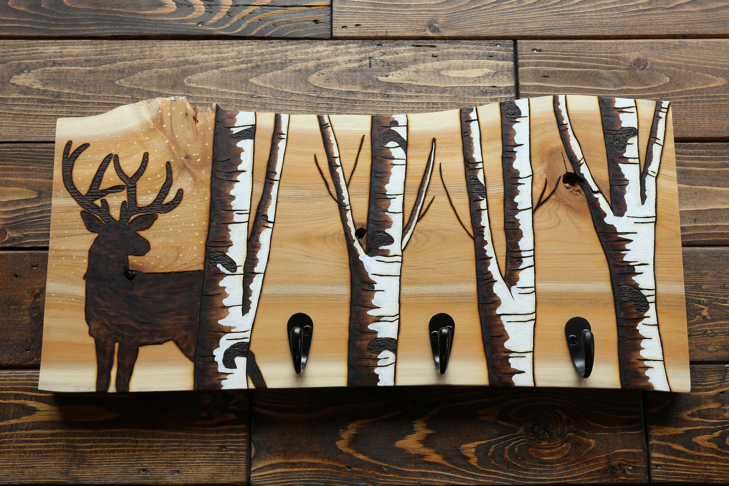 Birch Tree Hook Racks