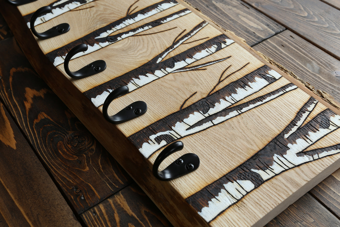 Birch Tree Hook Racks