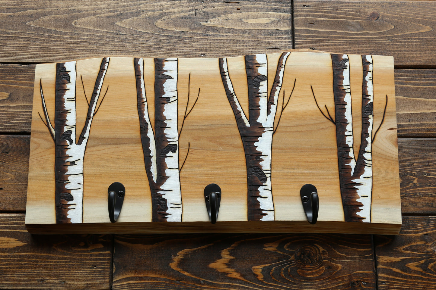 Birch Tree Hook Racks