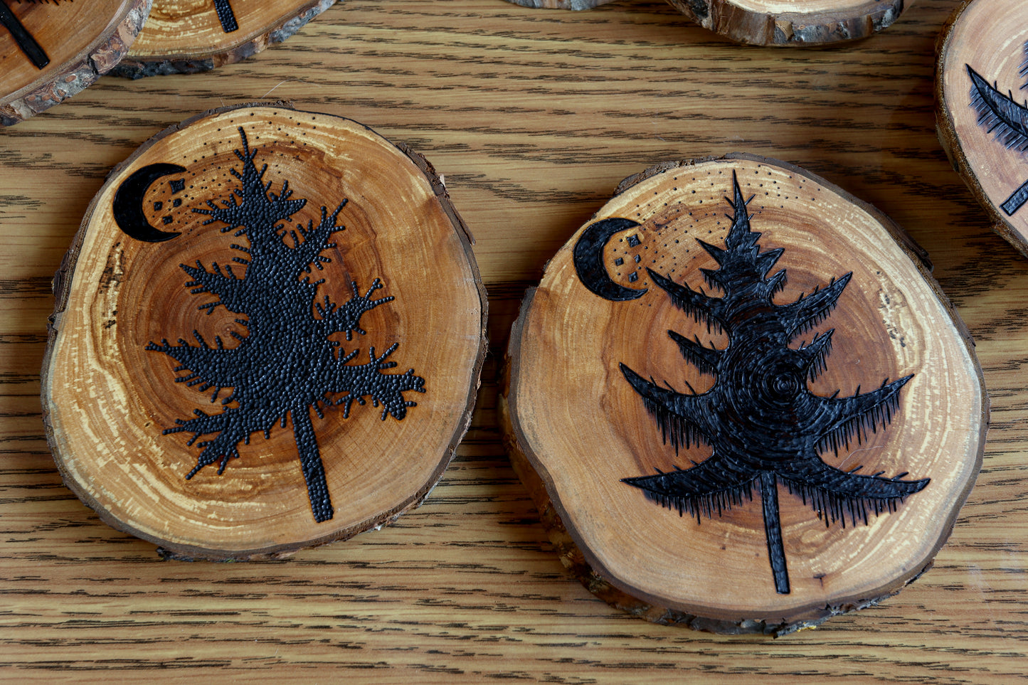 Pine Tree Coaster Sets