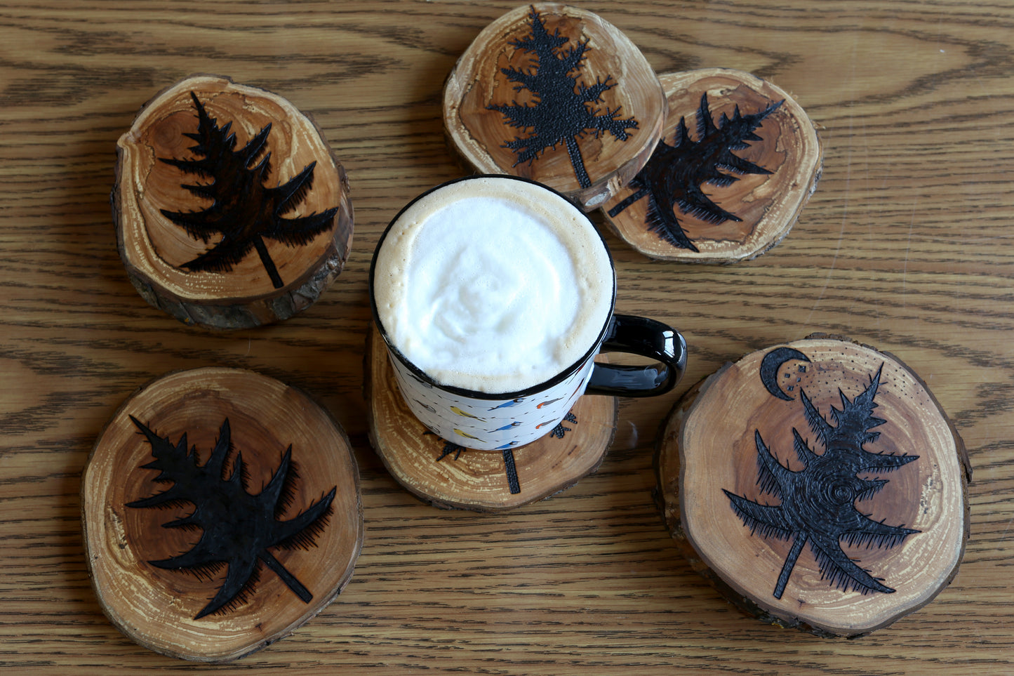 Pine Tree Coaster Sets